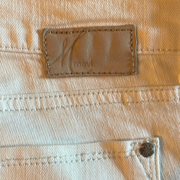 Mavi white stretch sz 33/34 mid rise Molly straight leg pants - Picture 5 of 13